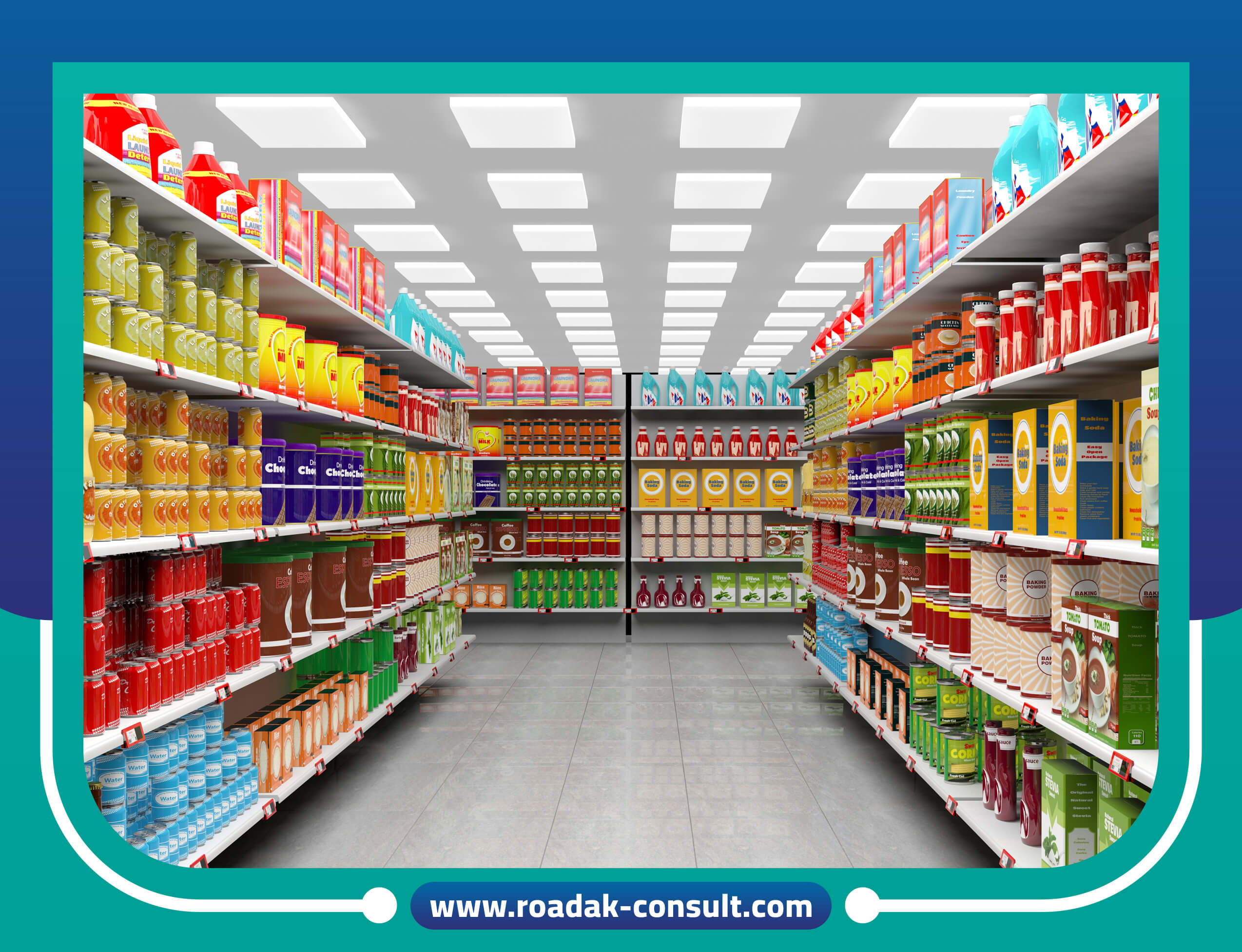 دراسة جدوى سوبر ماركت باستثمار 980 ألف دولار